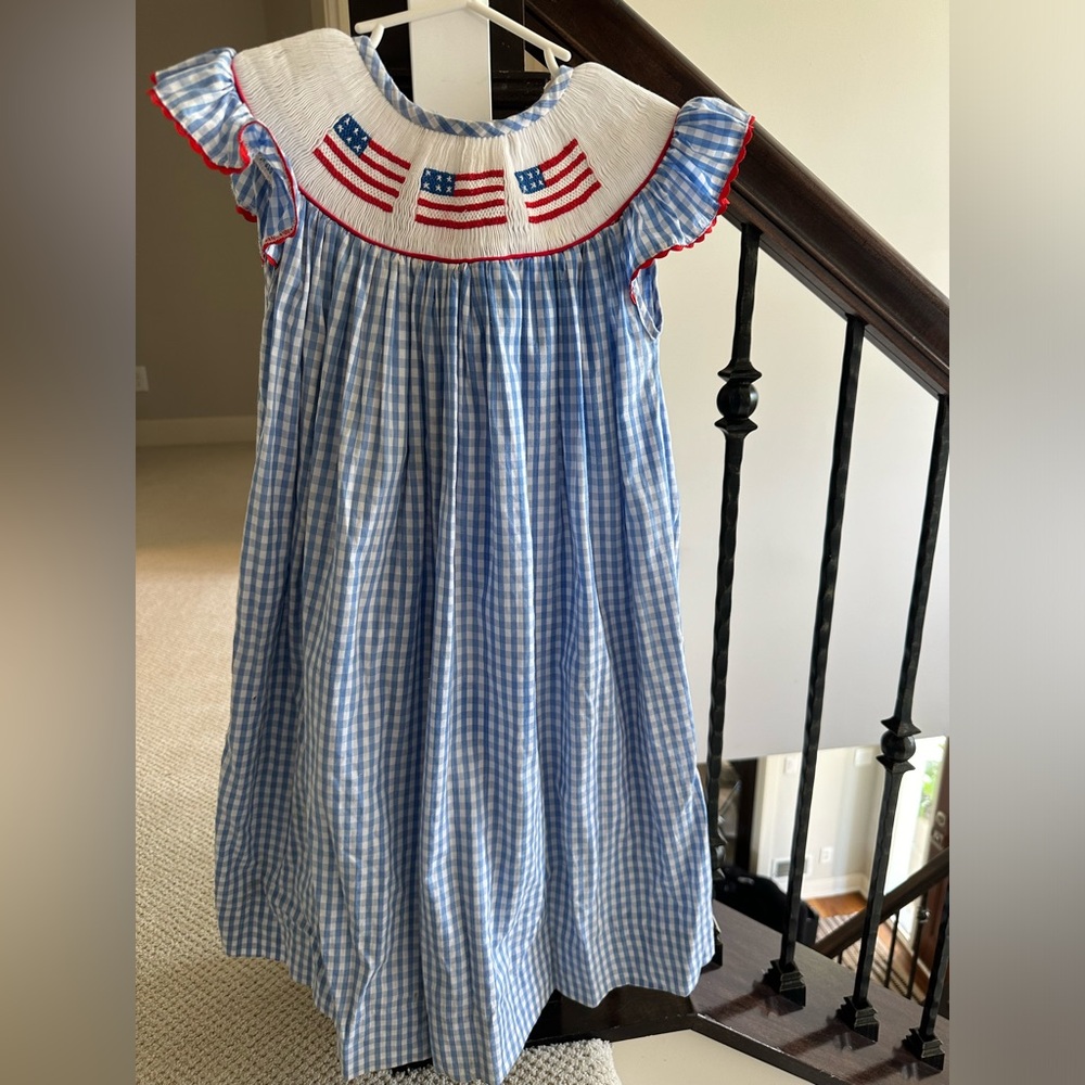 Adorable American flag dress